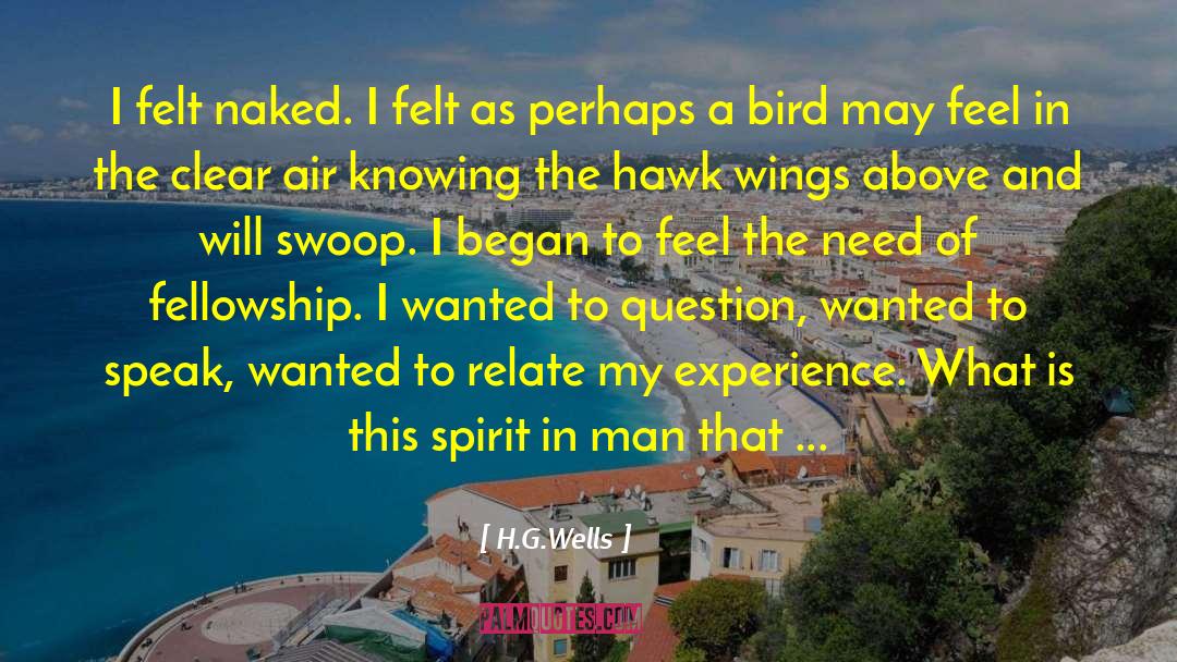 Love Bird quotes by H.G.Wells