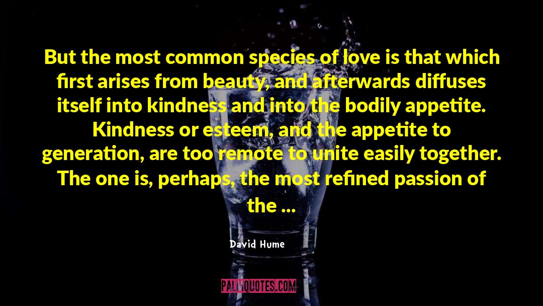 Love Blind quotes by David Hume