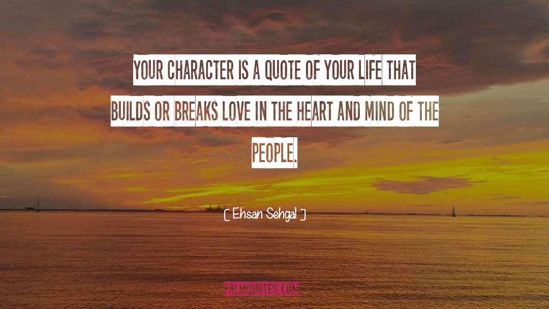 Love Builds Wings quotes by Ehsan Sehgal