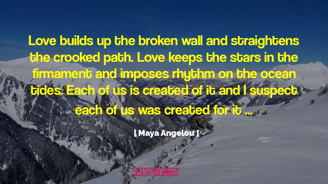 Love Builds Wings quotes by Maya Angelou