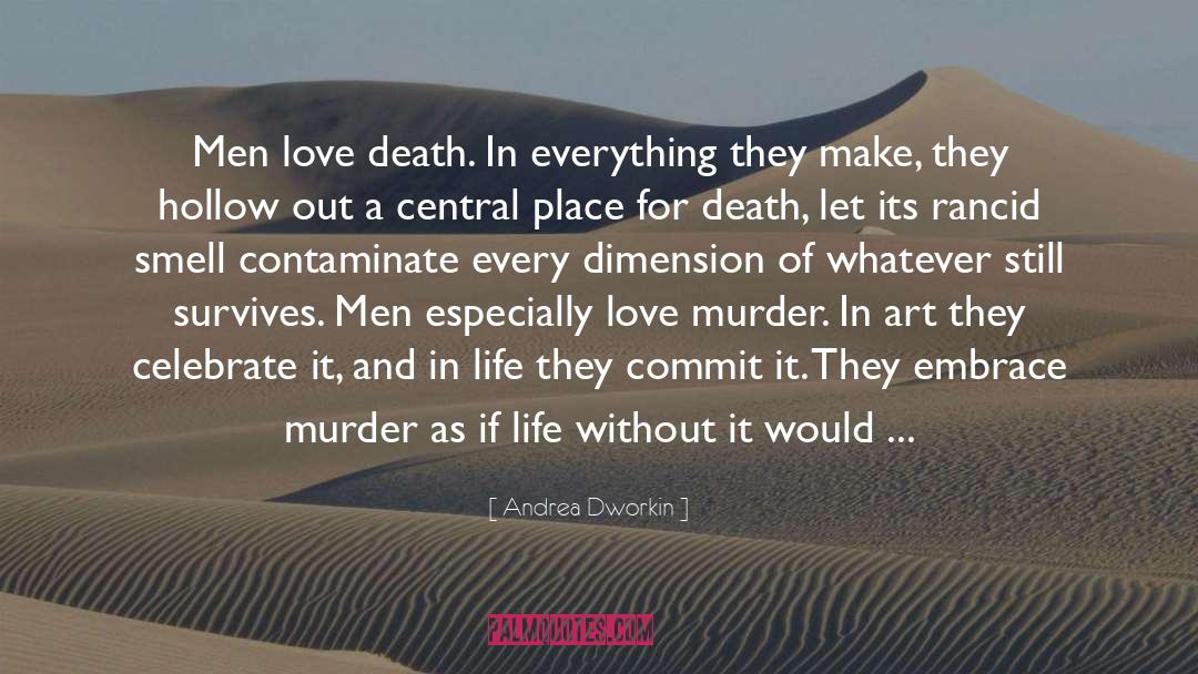 Love Death quotes by Andrea Dworkin