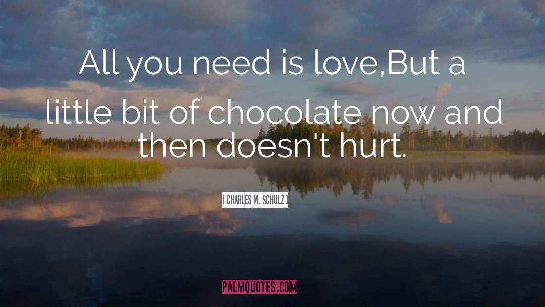 Love Doesn Hurt quotes by Charles M. Schulz