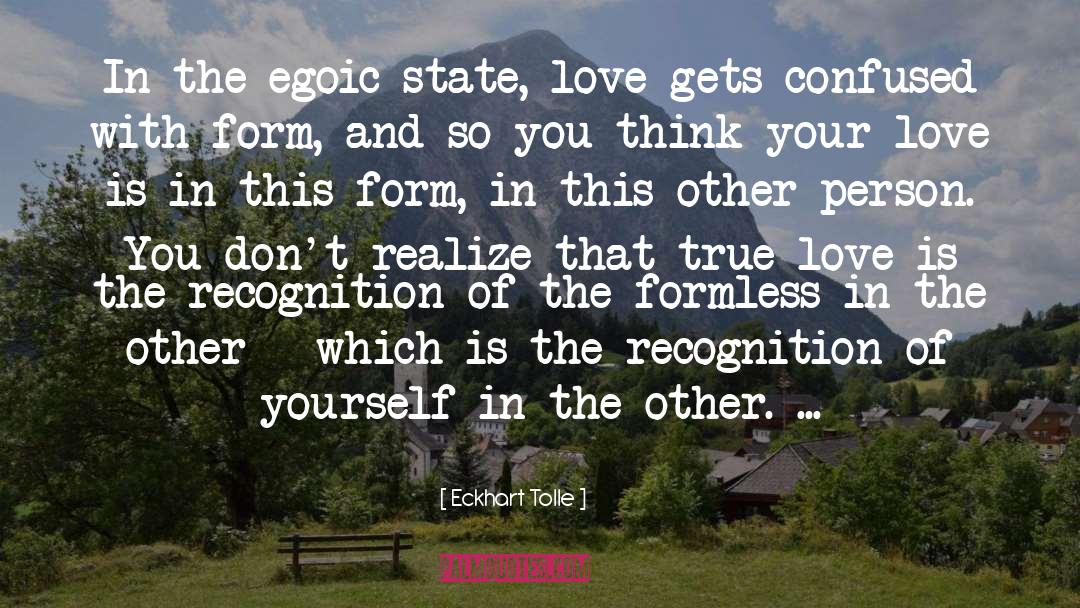 Love Drama quotes by Eckhart Tolle