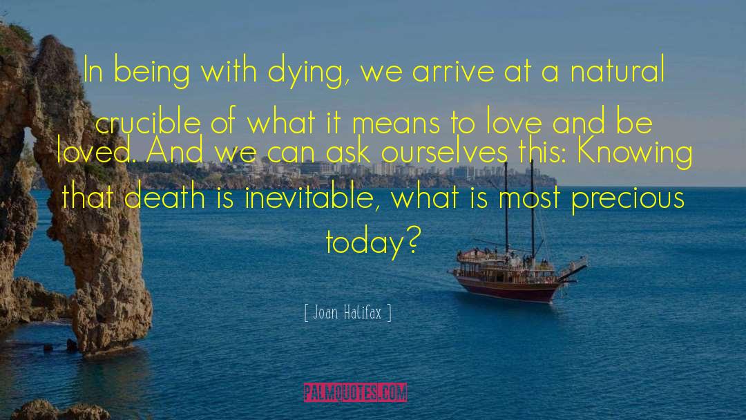 Love Dying quotes by Joan Halifax