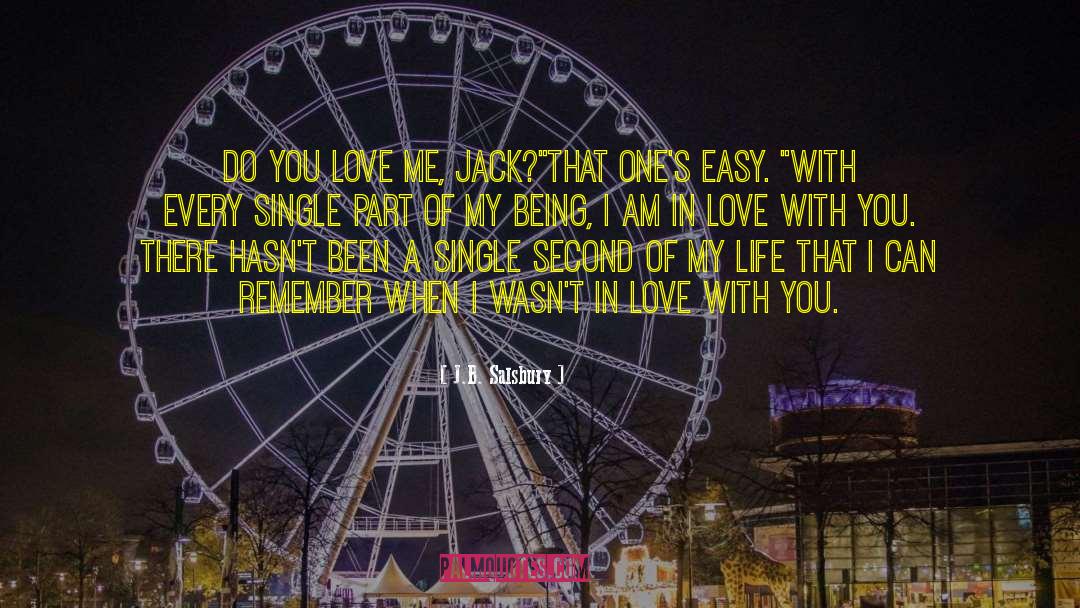 Love Ending quotes by J.B. Salsbury