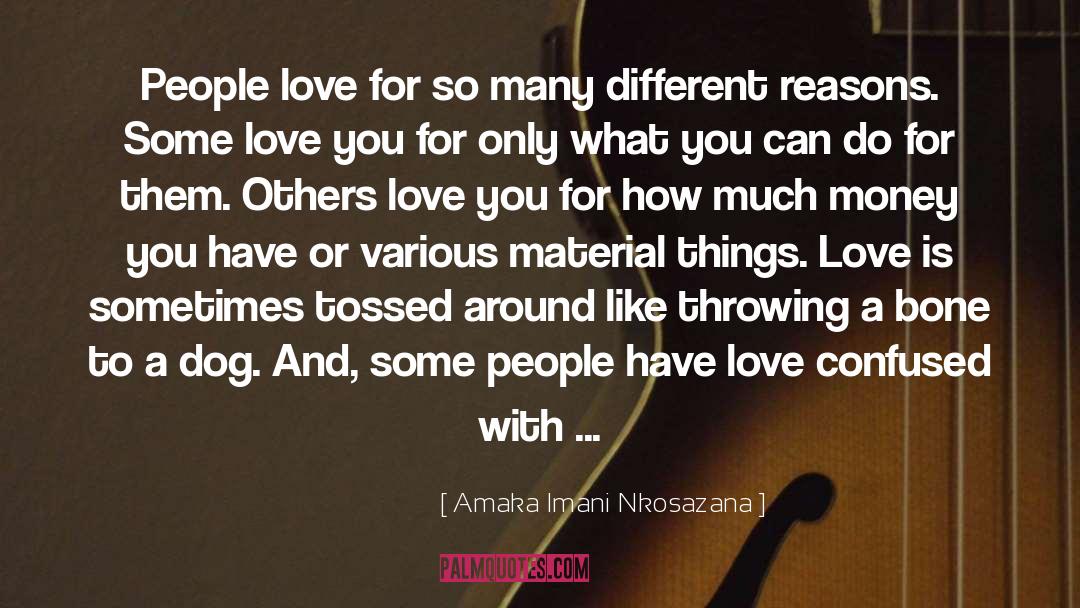 Love Ends quotes by Amaka Imani Nkosazana