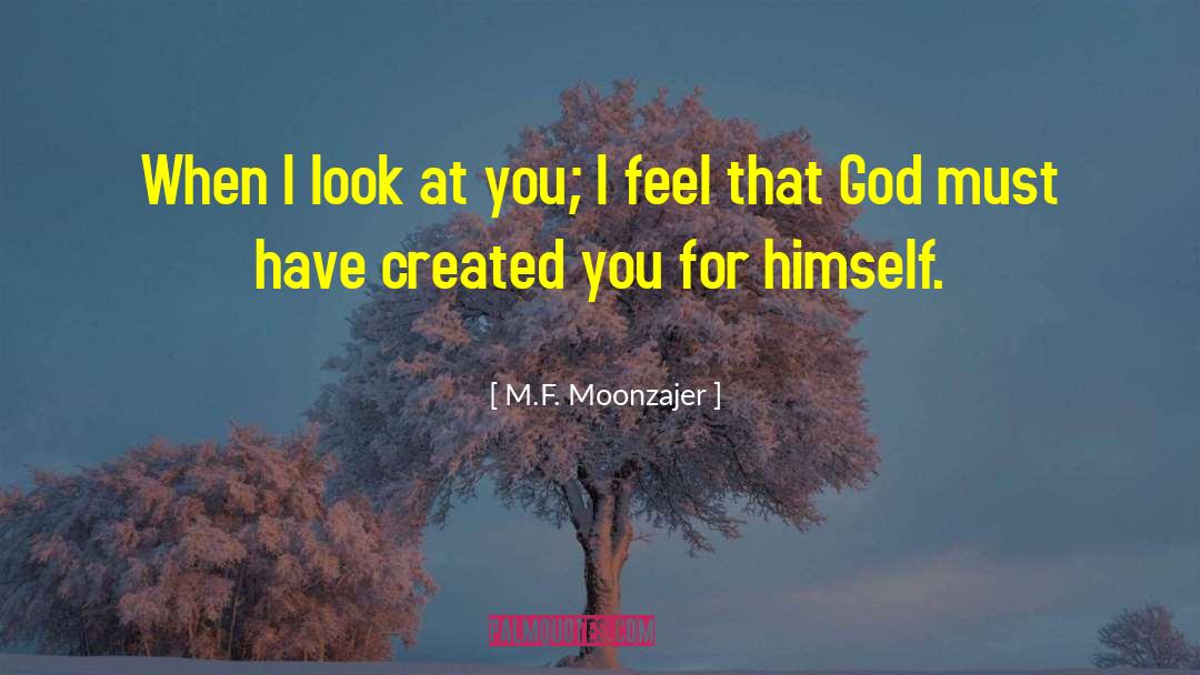 Love Expressed quotes by M.F. Moonzajer