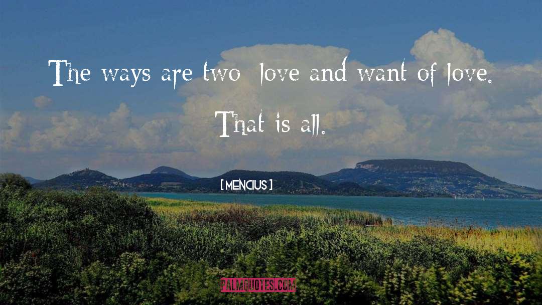 Love Failure quotes by Mencius