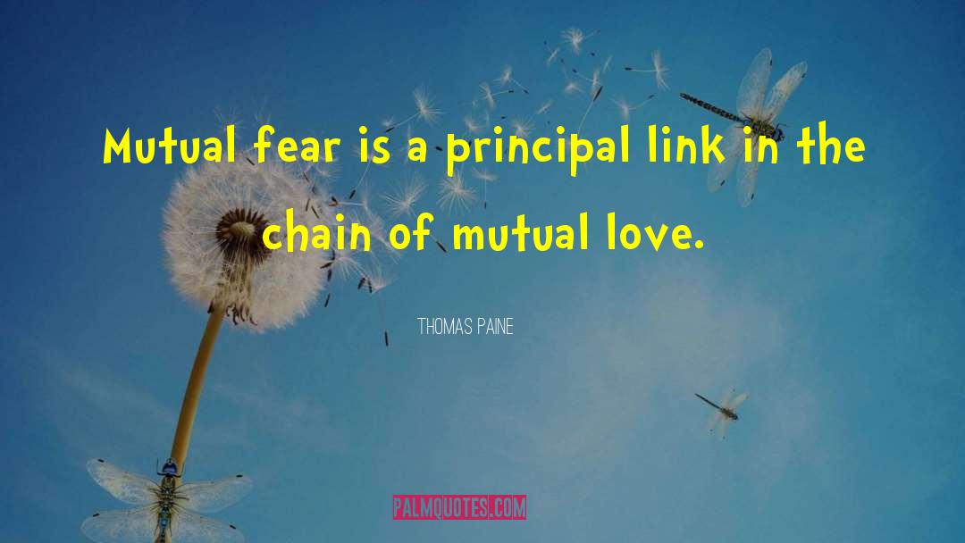 Love Fear quotes by Thomas Paine