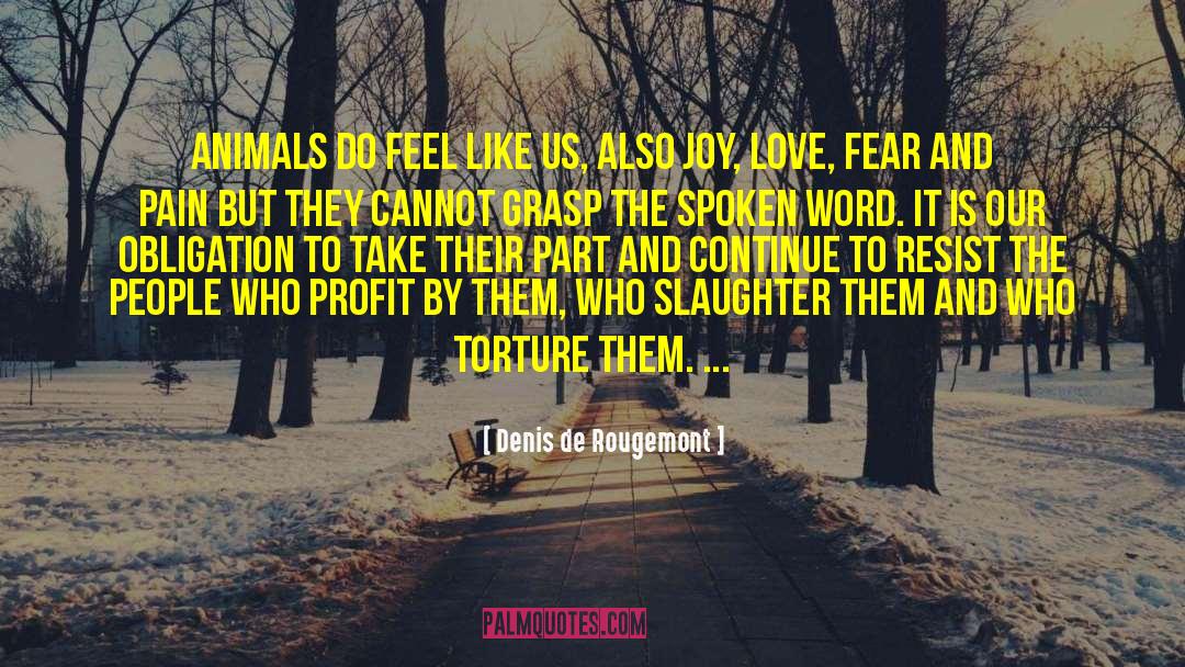 Love Fear quotes by Denis De Rougemont