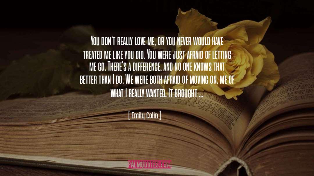 Love Fear quotes by Emily Colin