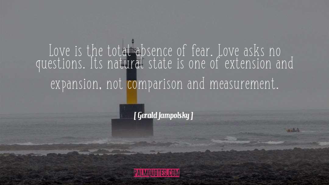 Love Fear quotes by Gerald Jampolsky