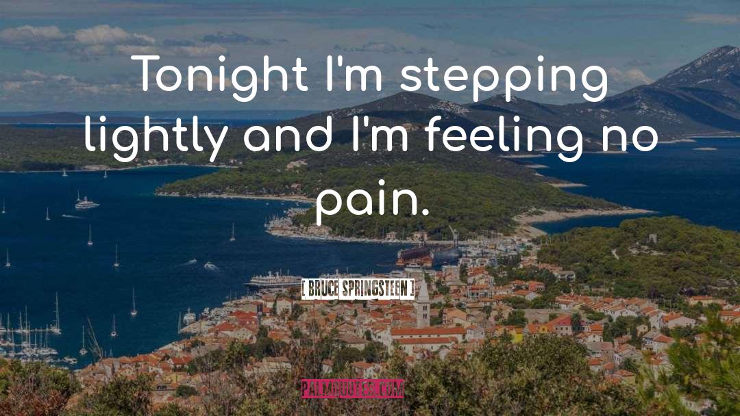 Love Feeling Hurt Pain quotes by Bruce Springsteen