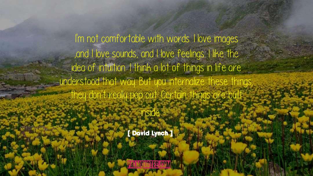Love Feelings quotes by David Lynch