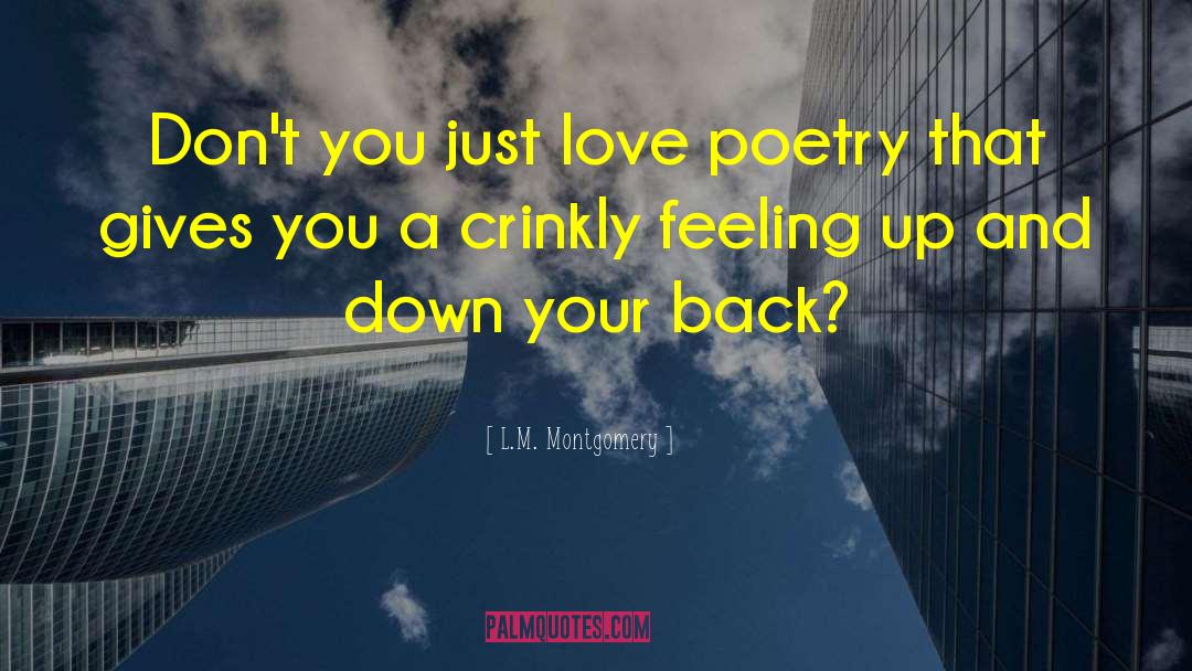 Love Feelings Smite Miranda quotes by L.M. Montgomery