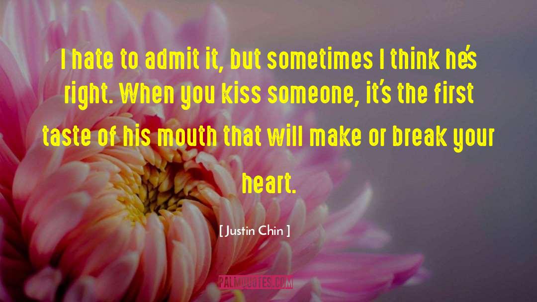 Love Fiercely quotes by Justin Chin