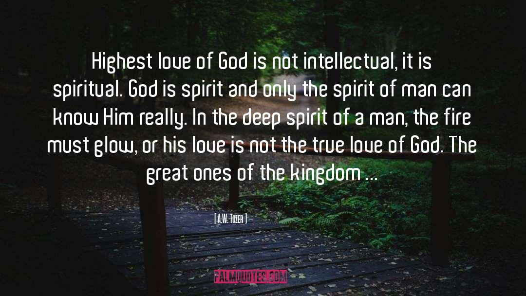 Love Fire quotes by A.W. Tozer
