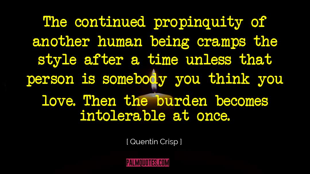 Love Flow quotes by Quentin Crisp