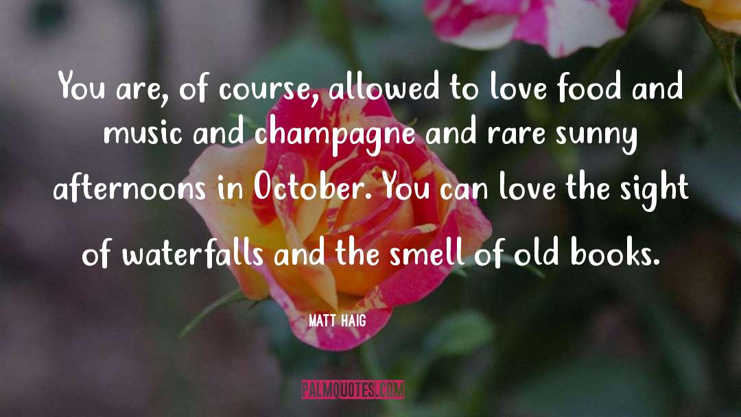 Love Food quotes by Matt Haig