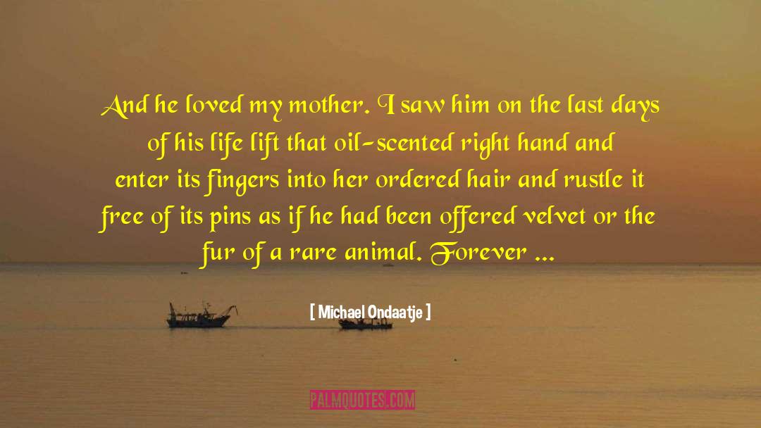 Love For Animal quotes by Michael Ondaatje