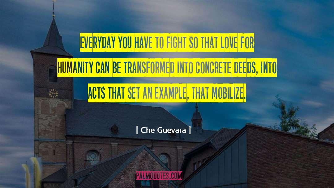 Love For Humanity quotes by Che Guevara