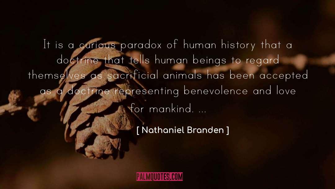 Love For Mankind quotes by Nathaniel Branden