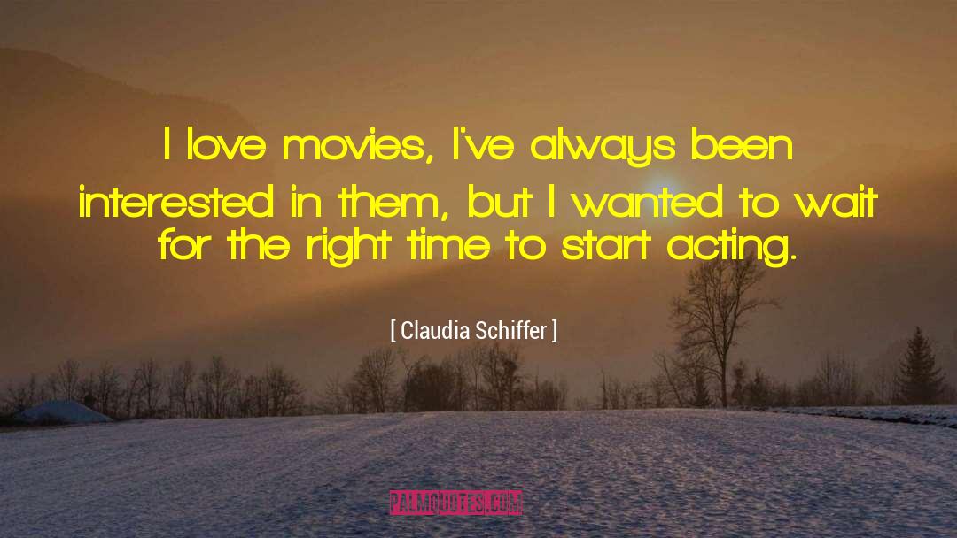 Love For Nature quotes by Claudia Schiffer