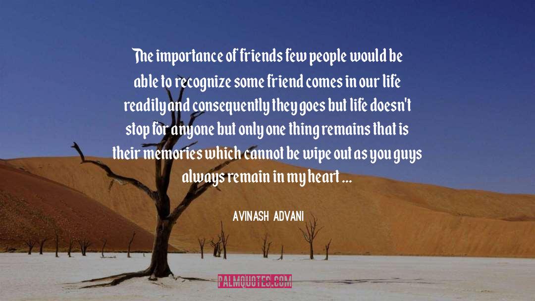 Love Friendship Support Sweet quotes by Avinash Advani