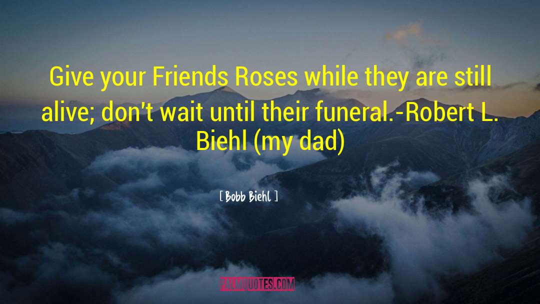 Love Funeral quotes by Bobb Biehl