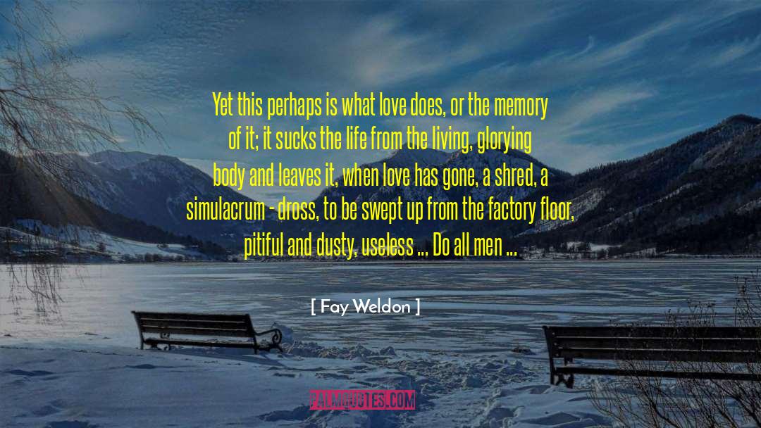 Love Gone Wrong quotes by Fay Weldon