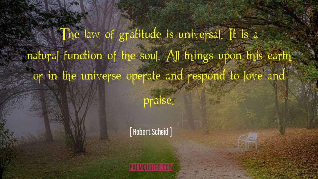 Love Gratitude quotes by Robert Scheid