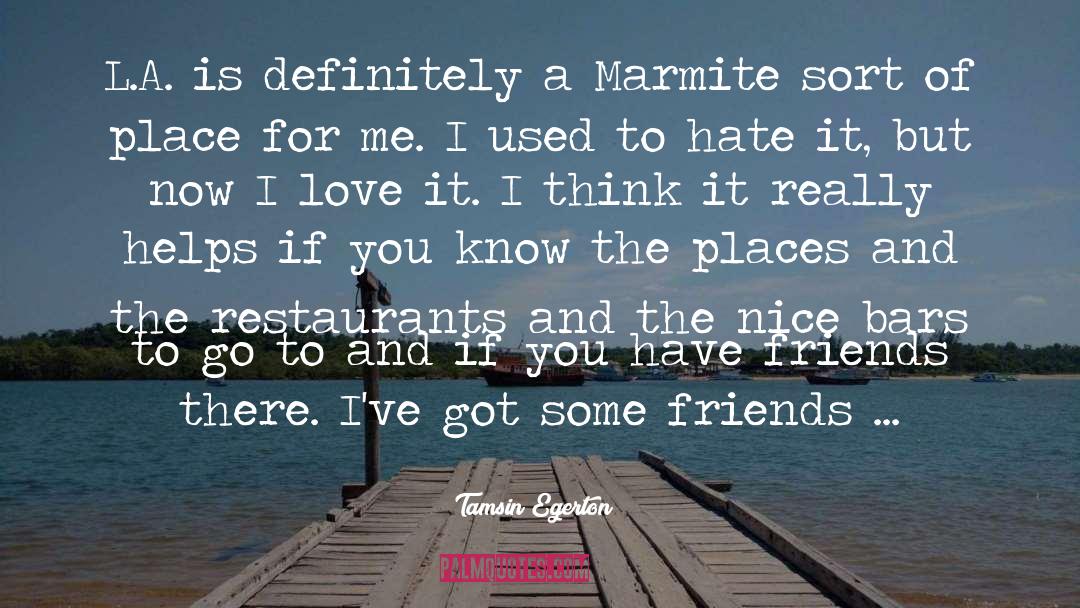 Love Hate Relationship quotes by Tamsin Egerton