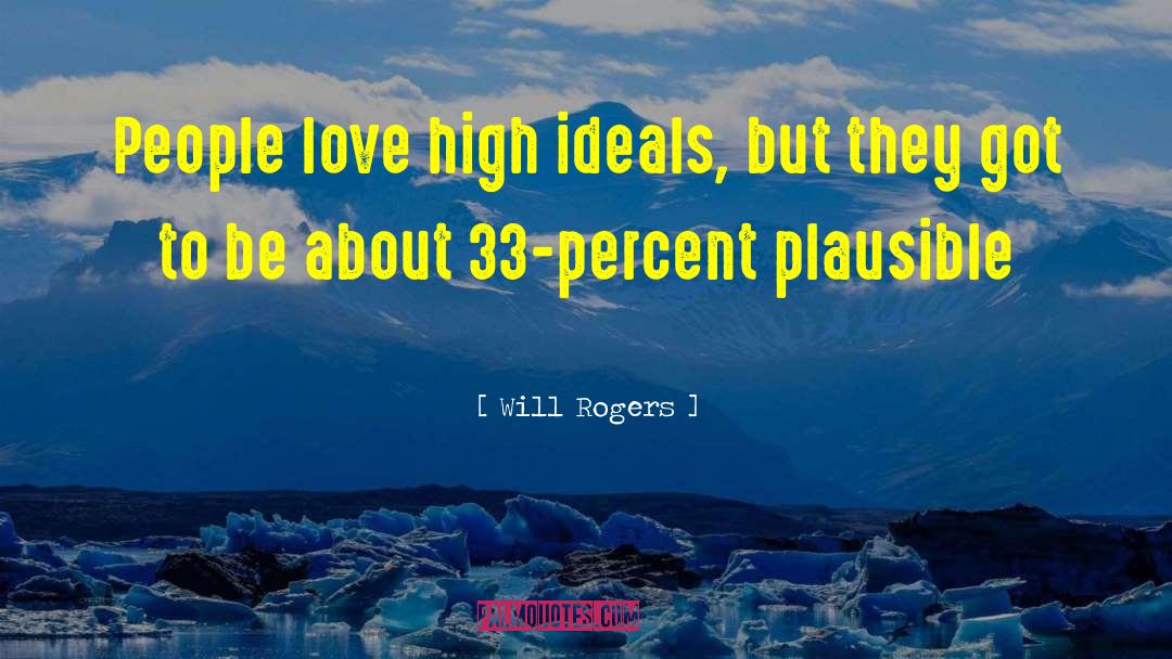 Love High quotes by Will Rogers