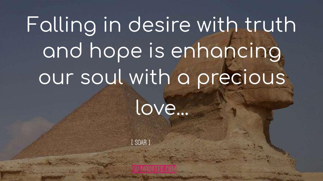Love Hope quotes by Soar