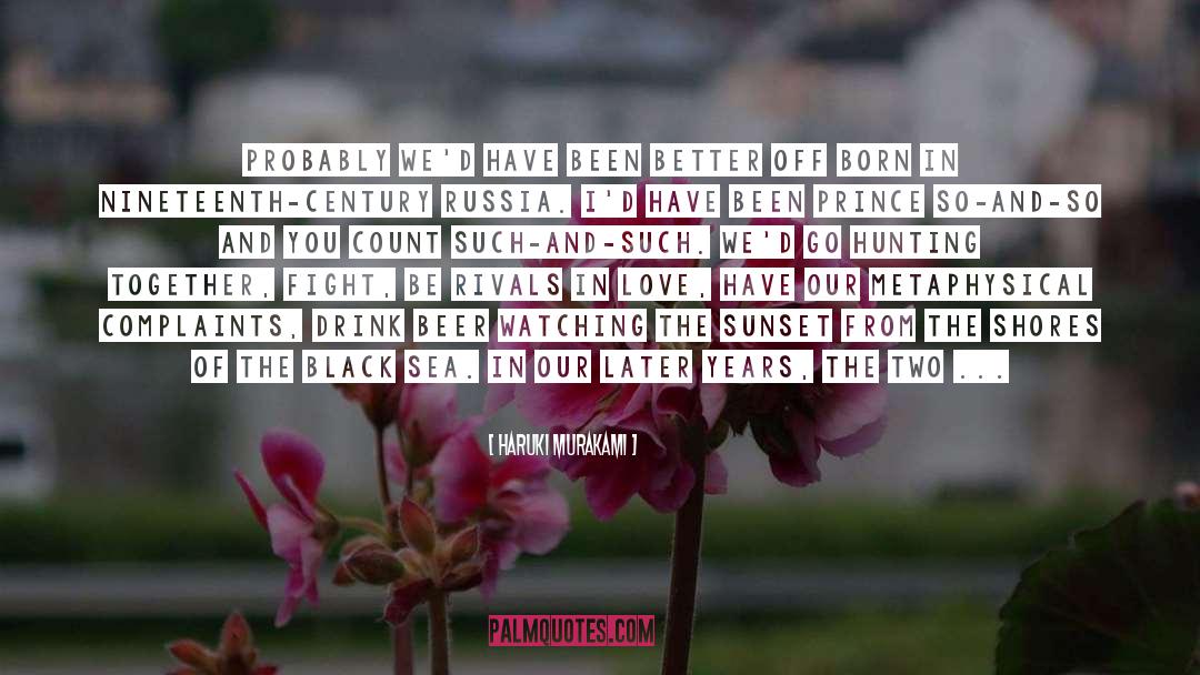 Love Hunting quotes by Haruki Murakami