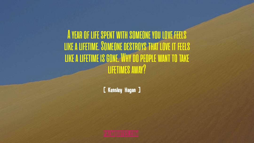 Love Hurt quotes by Kensley Hagan