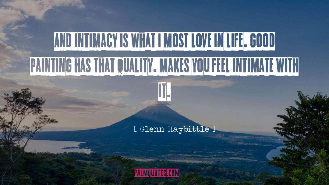 Love In Life quotes by Glenn Haybittle