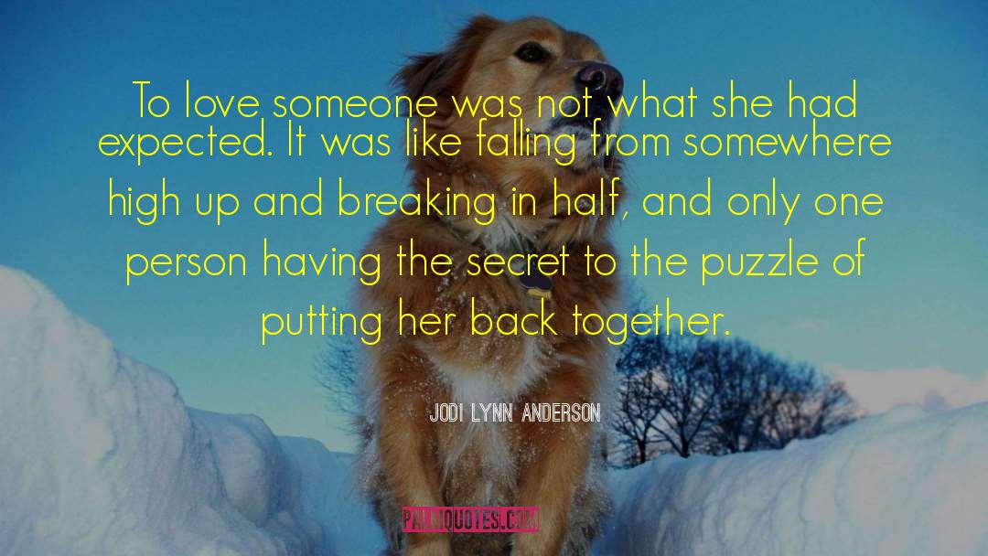 Love In Spring quotes by Jodi Lynn Anderson