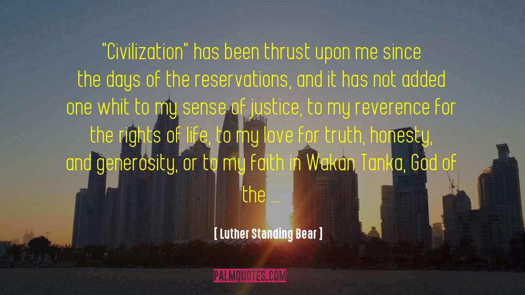 Love In Tokyo quotes by Luther Standing Bear