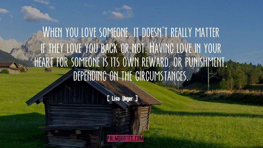 Love In Your Heart quotes by Lisa Unger