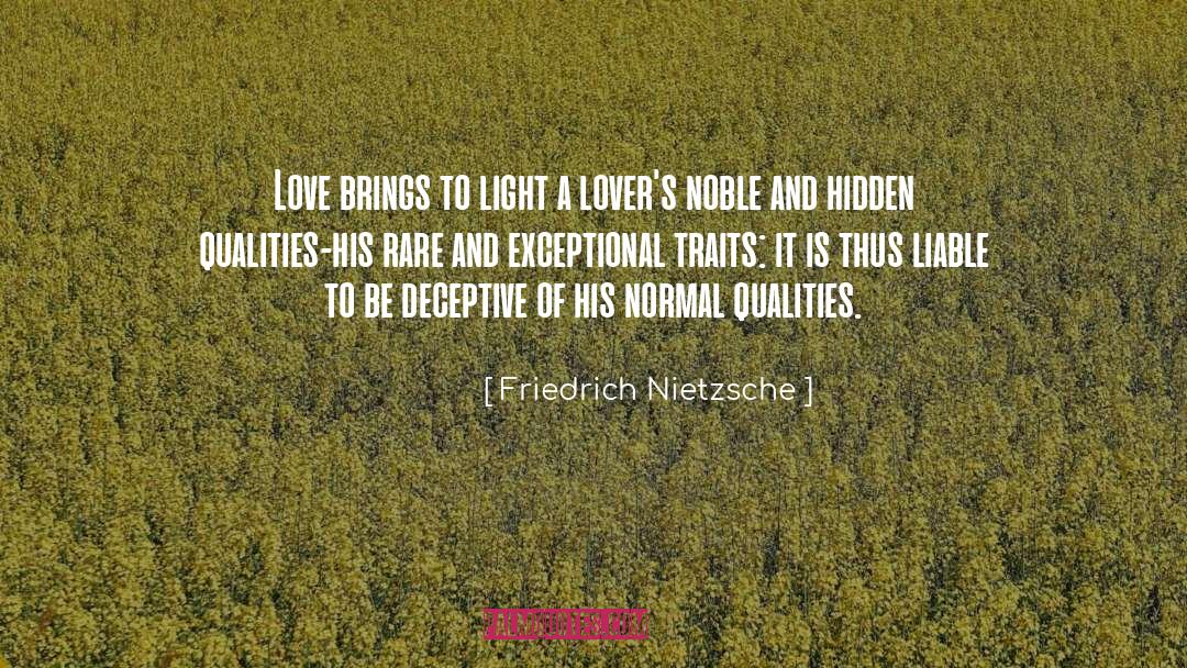 Love Is A Hidden Treasure quotes by Friedrich Nietzsche