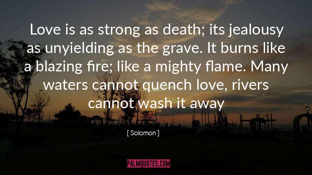 Love Is A Strong Word quotes by Solomon