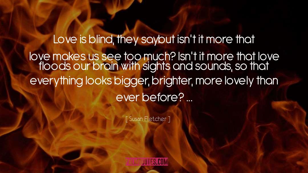 Love Is Blind quotes by Susan Fletcher