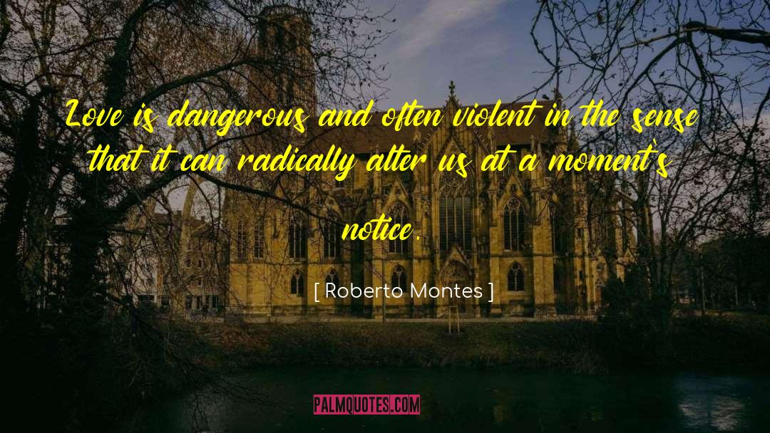Love Is Dangerous quotes by Roberto Montes