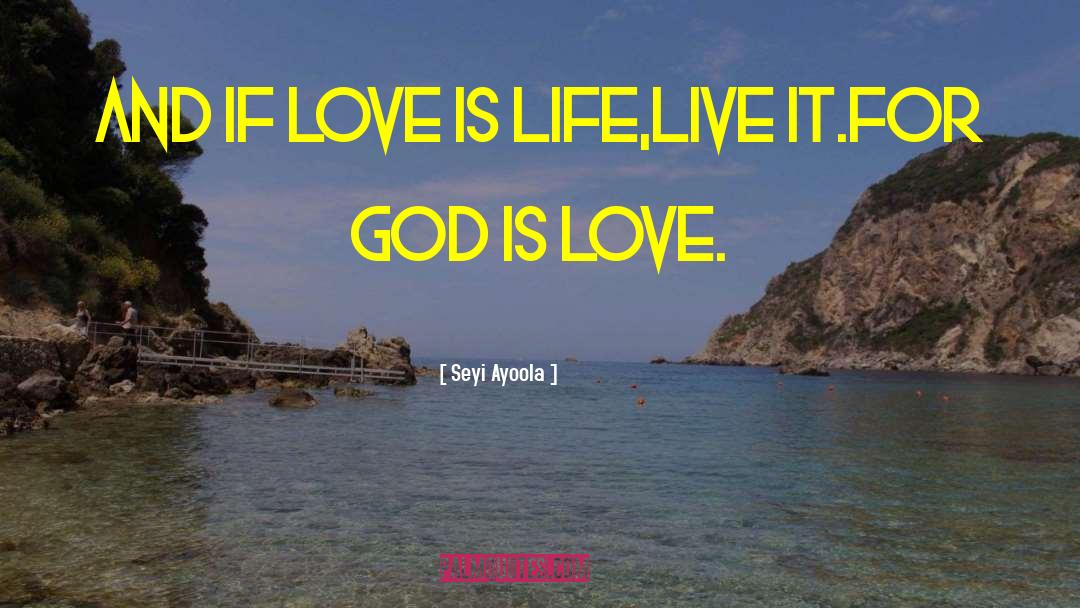 Love Is Life quotes by Seyi Ayoola
