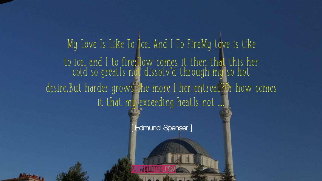 Love Is Like quotes by Edmund Spenser