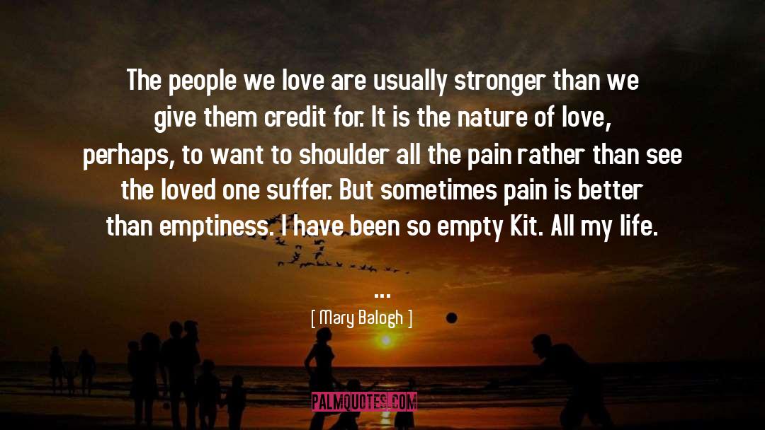 Love Is My Strength quotes by Mary Balogh