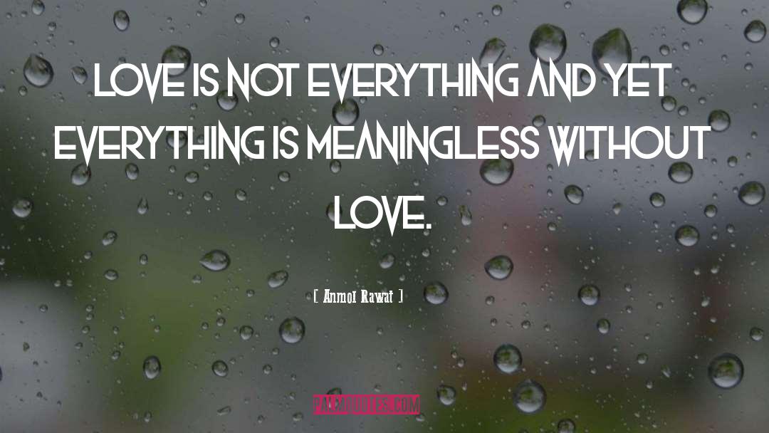 Love Is Not Everything quotes by Anmol Rawat