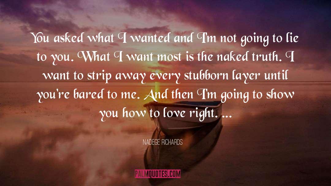 Love Is Not Sex quotes by Nadege Richards