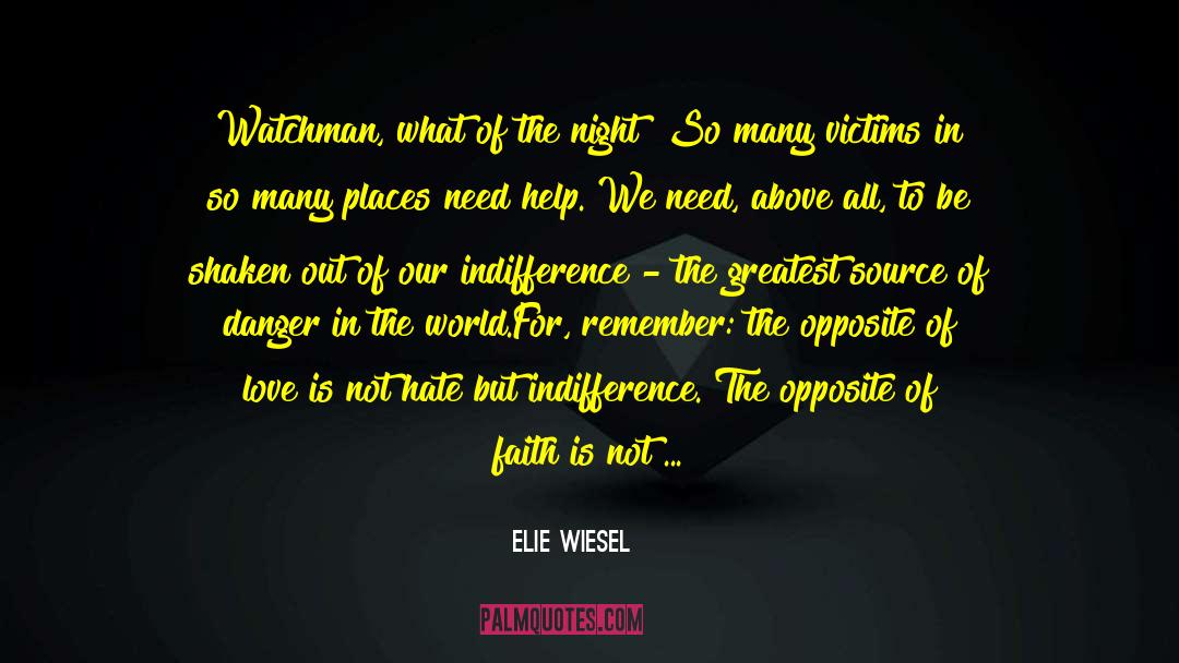Love Is Torture quotes by Elie Wiesel